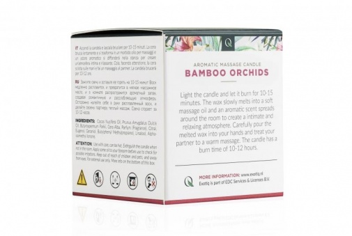 Exotiq - Massage Candle Bamboo Orchids - 60g photo