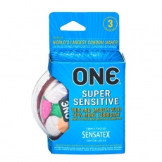 One Condoms - 超级敏感持久版 3片装 照片
