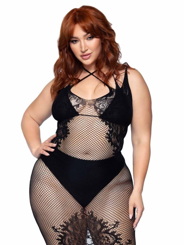 Leg Avenue - Sweet Sensation Dress - Black - Plus Size photo