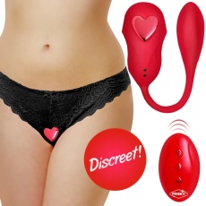 Frisky - Double Love Connection Panty Vibe - Red photo