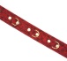 Liebe Seele - Rosy Lamb Leather Collar w Leash - Red photo-7