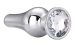 Dreamtoys - Gleaming Love Pleasure Plug M - Silver photo-3