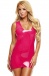 Latex Wear - Premium Latex Mini-Dress - Pink - SM photo