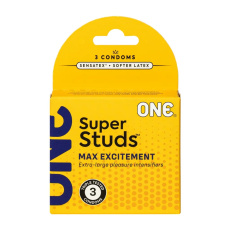 One Condoms - Super Studs Condoms 3's Pack  photo