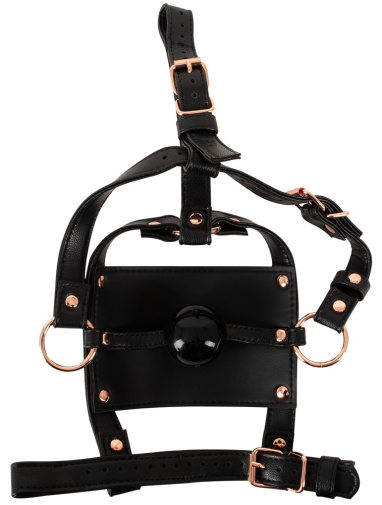 Bad Kitty - Head Harness w Gag - Black 照片