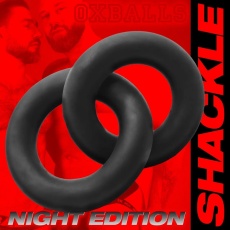 Oxballs - Shackle Double Ring - Night Black 照片