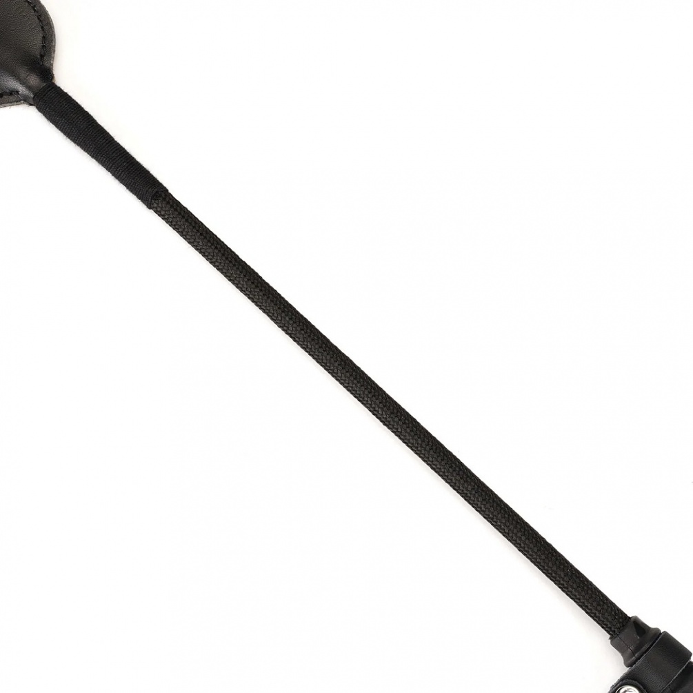 Eco-friendly material, composed of 50% recycled leather and ... Liebe Seele - Black Bond Crop photo-5