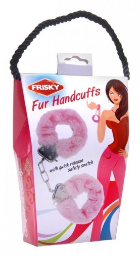 Frisky - 毛毛手铐 - 粉红色 照片