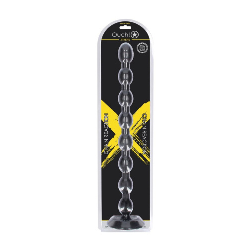 Ouch - Chain Reaction Anal Plug - Black photo