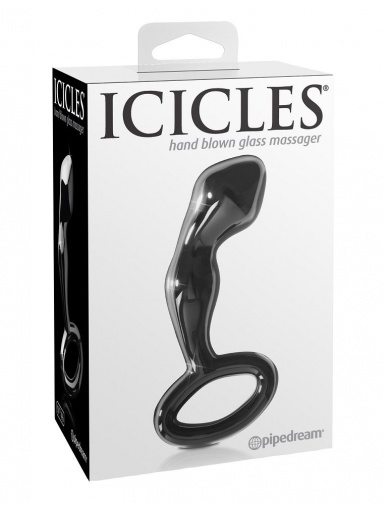Icicles - 玻璃后庭按摩器46号 - 黑色 照片