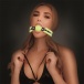 Whipsmart - Deluxe Silicone Ball Gag - Glow in the dark photo
