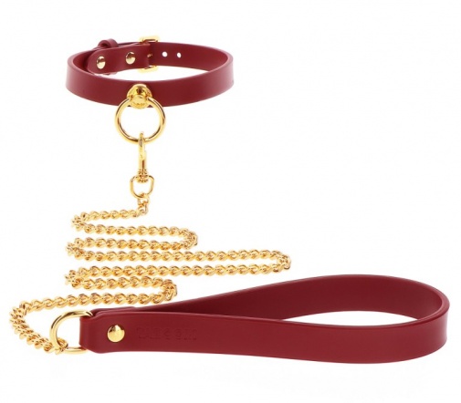 Taboom - O-Ring Collar w Leash - Red photo