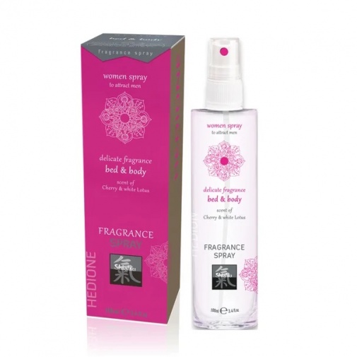 Shiatsu - Bed & Body Spray - Cherry & White Lotus - 100ml photo
