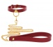 Taboom - O-Ring Collar w Leash - Red photo-4