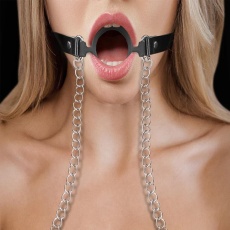 Ouch - O-Ring Gag w Nipple Clamps photo