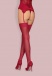 Obsessive - S800 Stockings - Ruby - S/M photo-4