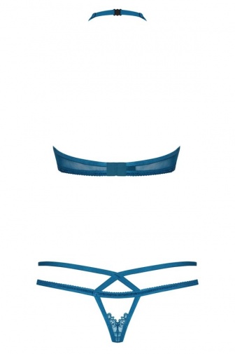 Obsessive - 838-SET-6 内衣 2件装 - 蓝绿色 - S/M 照片