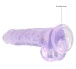 RealRock - 8" Realistic Dildo w Balls - Purple 照片-6