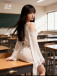 Drywell - Sexy Lace Robe - White 照片-2