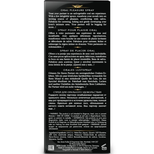 Shunga - Waves Pleasure Oral Spray Watermelon - 20ml photo