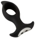 ANOS - Vibro Butt Plug w Hole - Black 照片-9