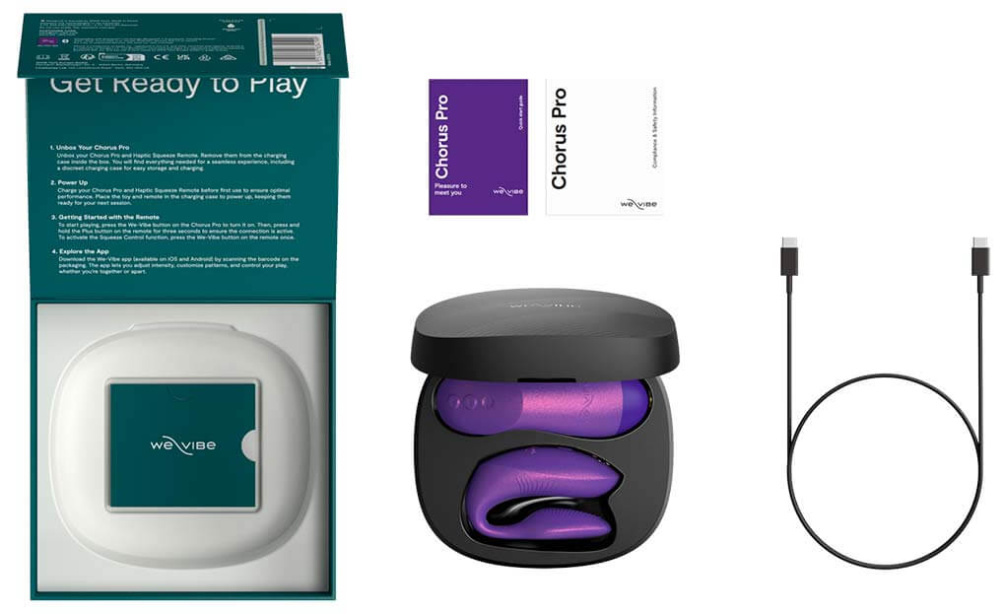 We-Vibe - Chorus Pro Clitoral & G-Spot Couples Vibrator - Cosmic Purple photo-20