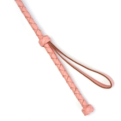 Liebe Seele - Leather Riding Crop - Pink photo