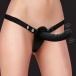 Ouch - Vibro Ribbed Strap-On - Black photo-2