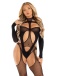 Leg Avenue - Cheat Code Bodystocking Set - Black photo-3