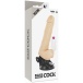 Basecock - Vibro Dildo w Balls 19.5cm - Flesh 照片-6