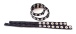 Rouge - Leather Double Multi Snap Strap - Black photo-2
