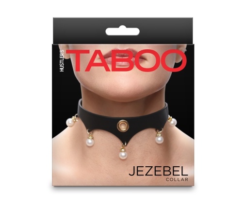 NS Novelties - Taboo Jezebel Collar - Black photo