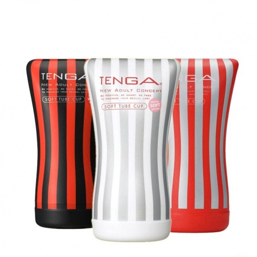 Tenga - 軟管飛機杯 - 黑色刺激型 照片