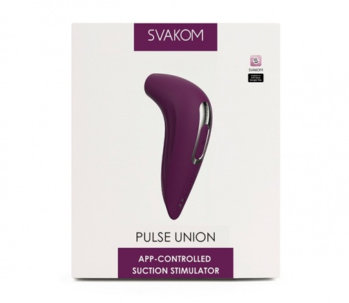 SVAKOM - Pulse Union 陰蒂吸啜器 - 紫色 照片