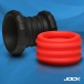 Jock - 2-in-1 C-Ring Stretcher - Black/Red 照片-4