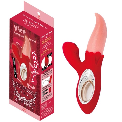 Atelier Treasure - Beross Tongue Vibrator - Red photo