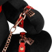 S-Line - Bondage Rabbit Velvet Toy - Black 照片-6