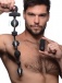 Master Series - 10X Dark Rattler Vibro Anal Beads - Black photo-2