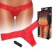 Hustler - Vibrating Lace Thong - Red - SM photo-5