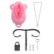 FAAK - Sissy Chastity Cage w Belt - Black 照片-11
