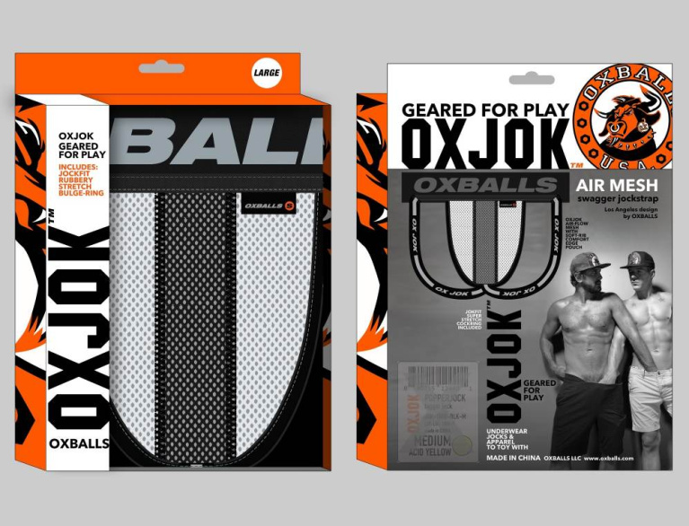 Oxjok - Airmesh Jockstrap w Ring - Ice White - XXL photo