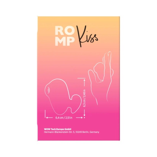 Romp - Kiss 手指振动器 - 粉红色 照片