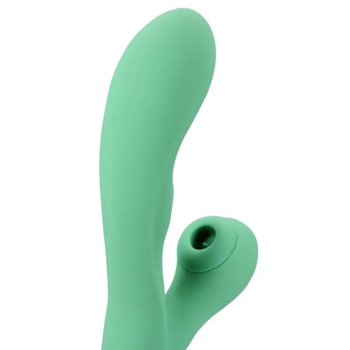 Loveline - Flickering Rabbit Vibrator - Green 照片