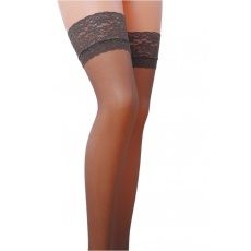 Passion - ST003 Stockings - Brown - 3/4 photo