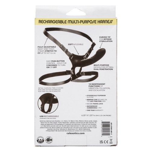 CEN - Boundless Multi-Purpose Vibro Strap-On - Black photo