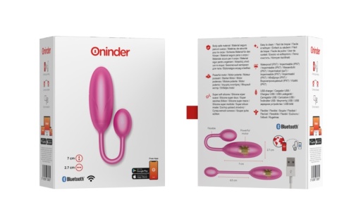 	 Oninder - Denver 应用程式遥控震蛋 - 粉红色 照片