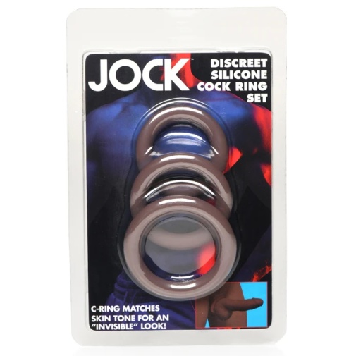 Jock - Cock Ring Set - Dark photo