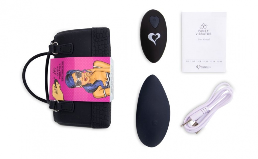 The panty vibe from Feelztoys is super exciting to wear! The... Feelztoys - Panty Vibe Remote Control - Black photo-6