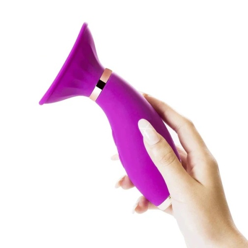 Honey Play Box - Seduction Suction Vibrator - Purple photo