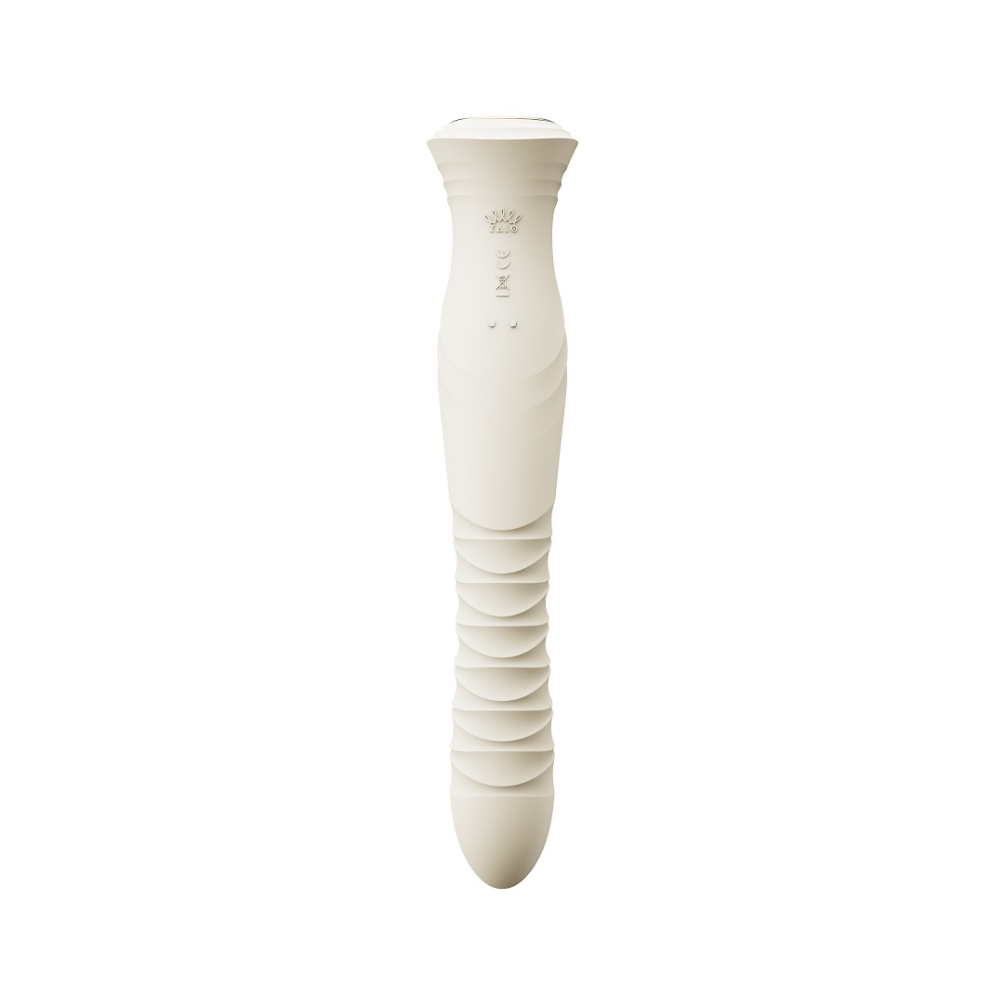 As the first dual-stimulating rabbit massager from the ZALO ... Zalo - Mose 2 Heating Rabbit Thruster - Ivory White photo-6